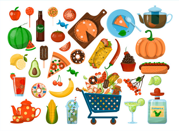 大食品设置平面图标设置菜单图片下载