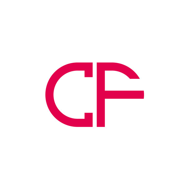 Cf字母logo创意设计与图形图片下载