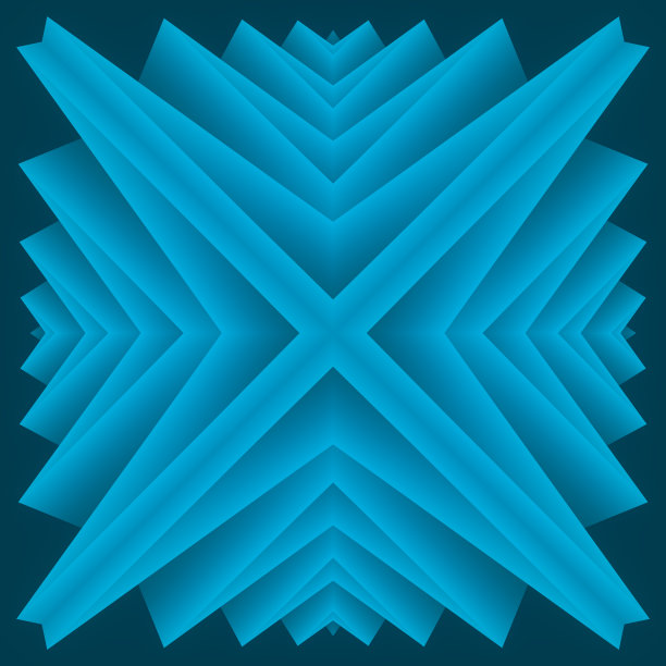 梦幻般的构图，千变万化的锯齿图案。艺术装饰元素背景。3 d渲染图图片下载