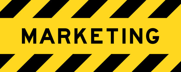 黄色和黑色线条条纹标签图片下载