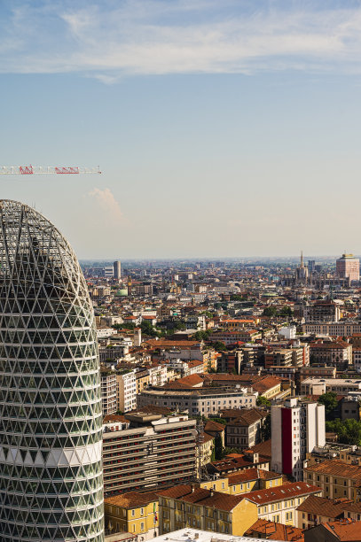 米兰盖奥伦蒂区，春天的一天图片下载