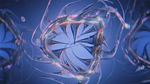 环形外星科幻微生物VHS 3D渲染图片下载