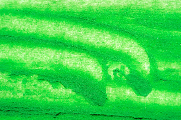 抽象的绿色水彩背景纹理特写图片下载