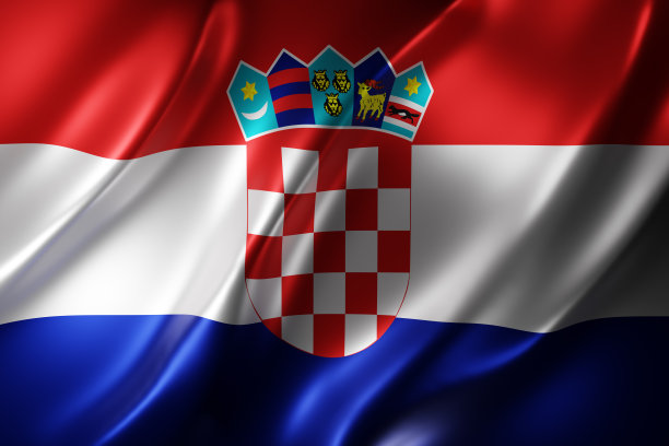 克罗地亚3 d国旗图片下载