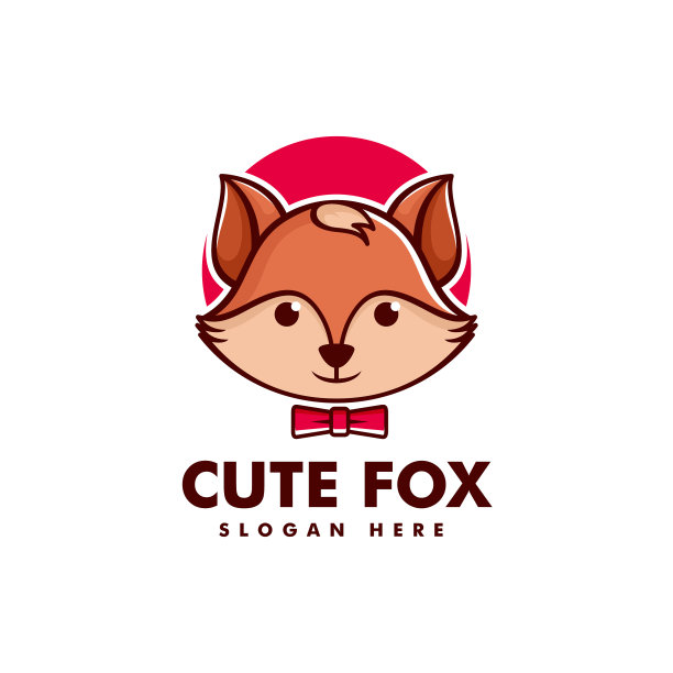 Logo狐狸简约的吉祥物风格图片下载