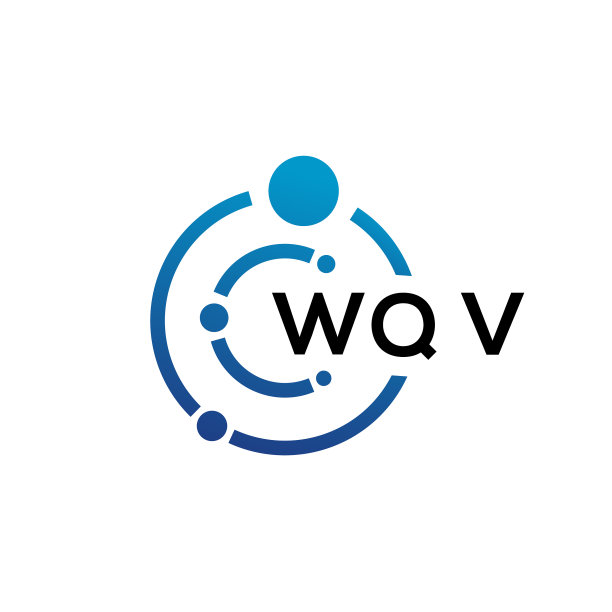 WQV字母科技标志设计图片下载