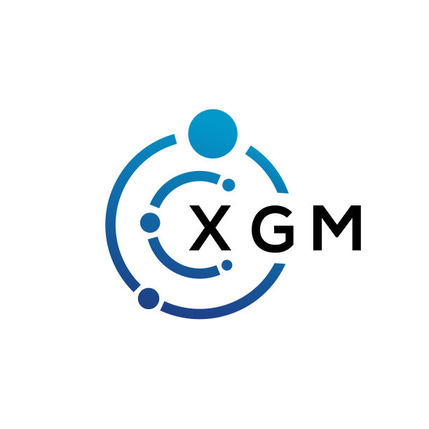 XGM字母科技标志设计图片下载