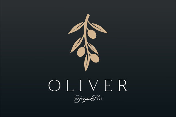 嫩枝橄榄油标志模板图标设计图片下载