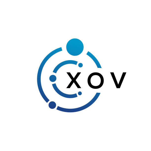 XOV科技字母标志设计图片下载