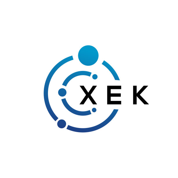 Xek信科技白色标志设计图片下载