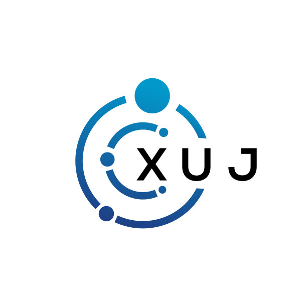 XUJ字母科技标志设计图片下载