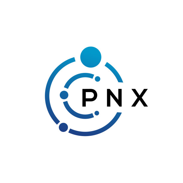 PNX字母科技白色标志设计图片下载