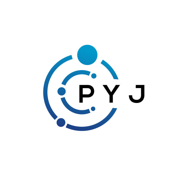 PYJ字母科技标志设计图片下载