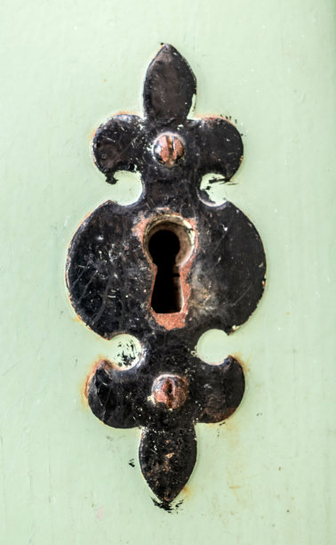 古董锁眼，卡马古，法国图片下载