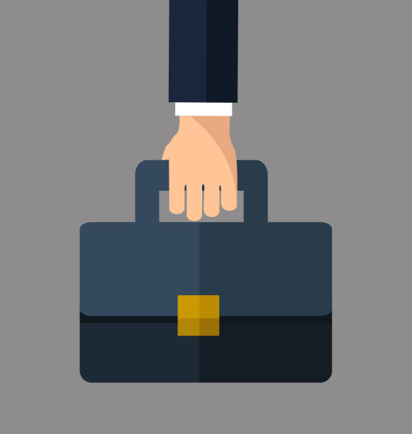 商务手拿公文包图片下载