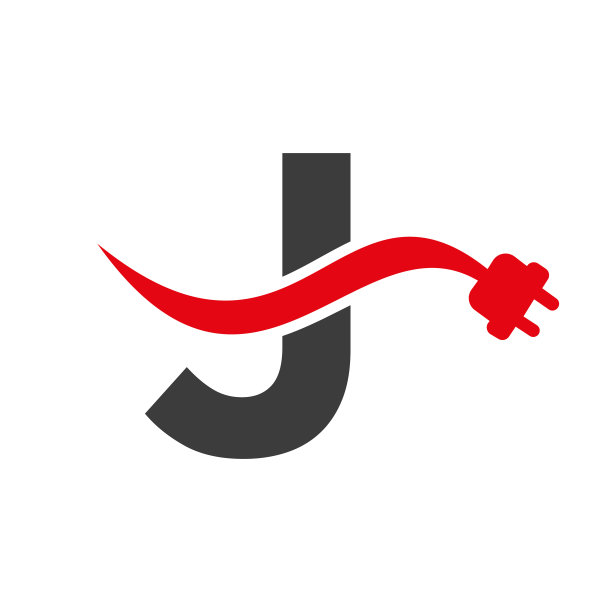 字母j电气或电气标志概念图片下载