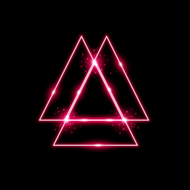 三角光效应激光器图片下载