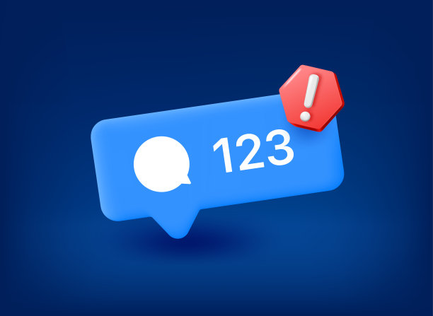 用户的Nimber图标与感叹号象形文字。向量的三维演示图片下载