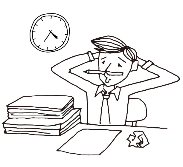 没有动力的办公室工作人员图片下载