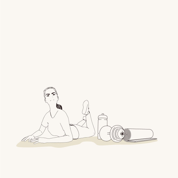 撒谎的女人年轻女人穿着休闲锻炼图片下载