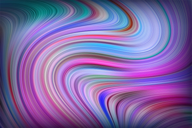 风格化的创意背景与彩色线条装饰图片下载