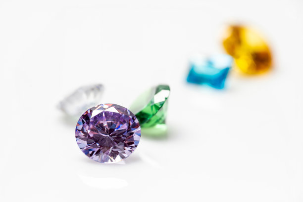 一套天然彩色宝石图片下载