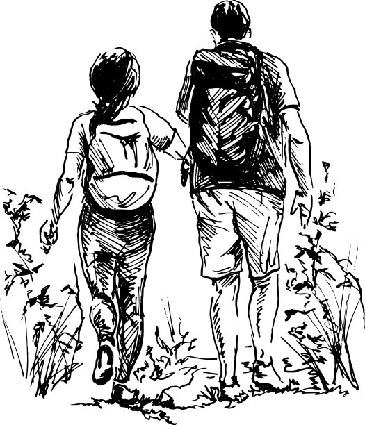 游客手绘图片下载