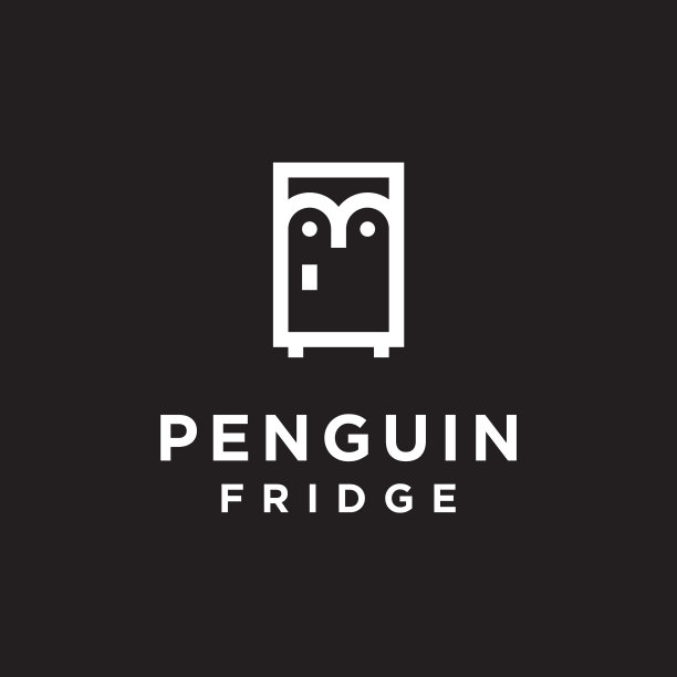 冰冻企鹅logo设计图片下载