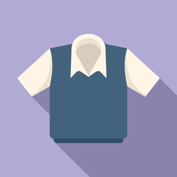 儿童制服图标扁平时装套装图片下载