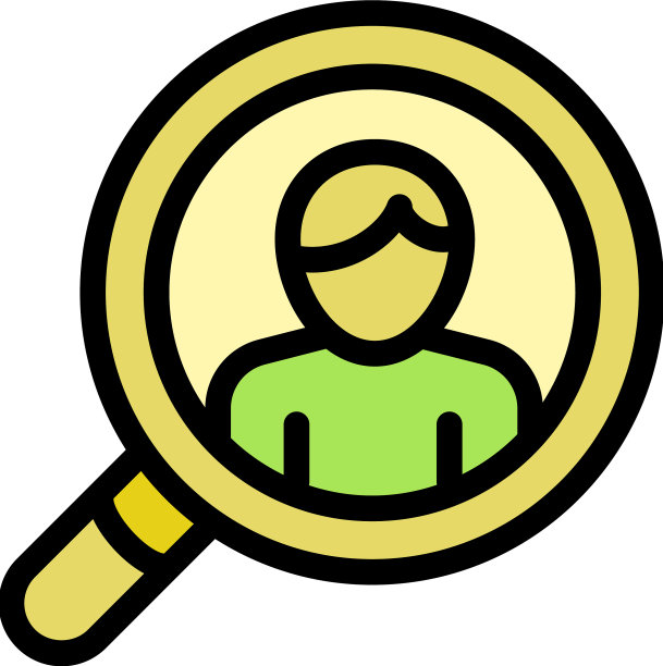 搜索人图标大纲招聘工作图片下载