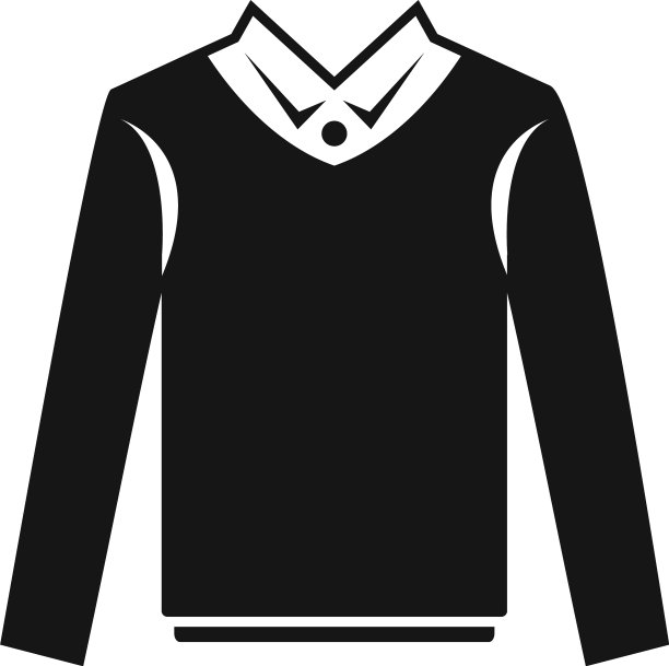 时尚背标简约校服图片下载