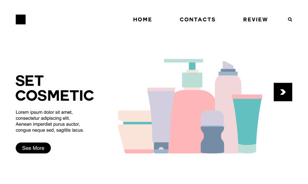 集化妆容器、瓶身、美容spa于一体图片下载