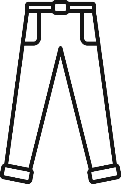 童装图标轮廓学生套装图片下载