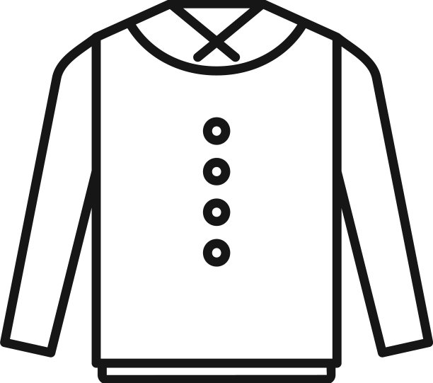 校服图标轮廓学生西装图片下载