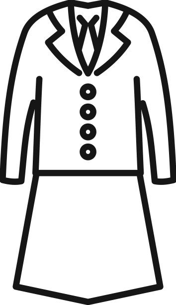 统一的图标轮廓适合时尚图片下载