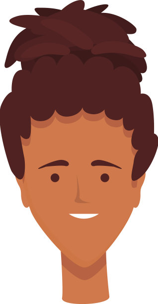 女孩拉斯塔图标卡通非洲头发图片下载