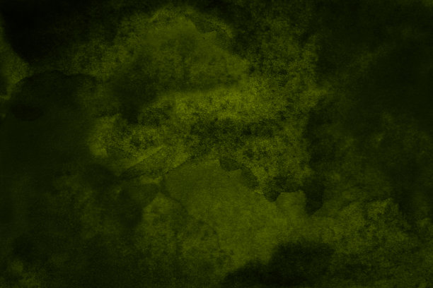 绿棕色抽象水彩画。深橄榄色卡其色。有设计艺术背景。图片下载