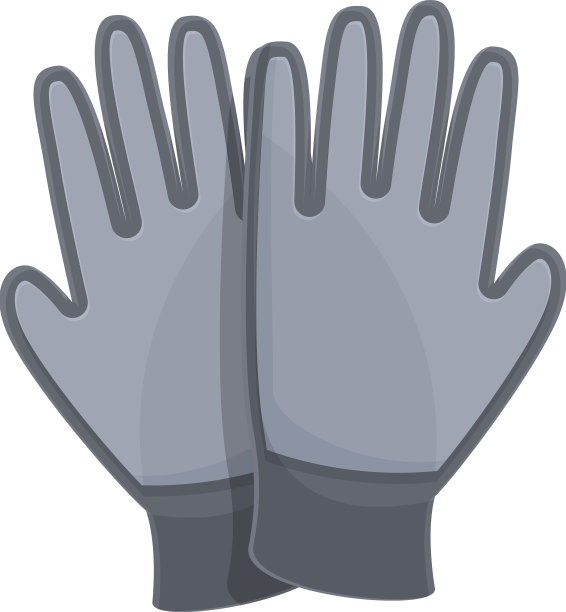 纺织运动手套图标卡通安全图片下载