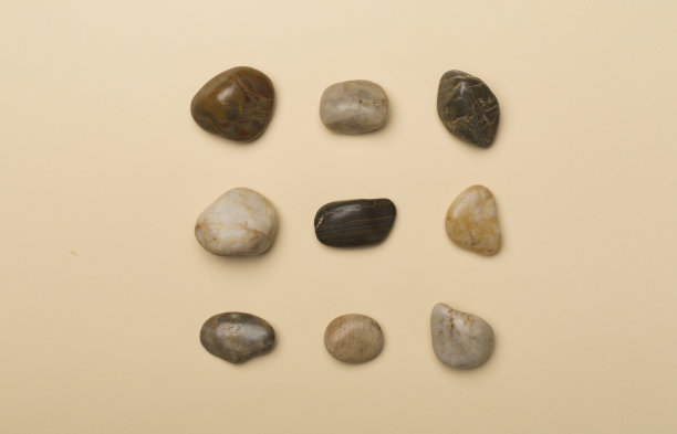 套海石彩色背景，俯视图图片下载