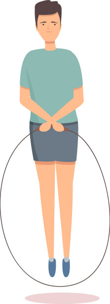 跳跃动作图标卡通跳绳图片下载