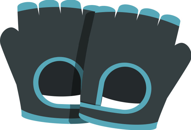 小运动手套图标卡通手图片下载