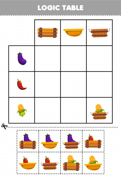 儿童益智游戏逻辑桌卡通图片下载