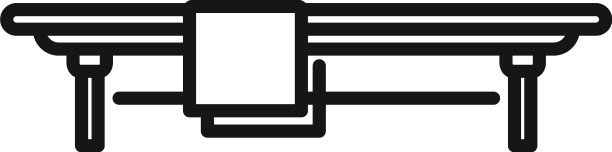 更衣室板凳图标轮廓学校图片下载