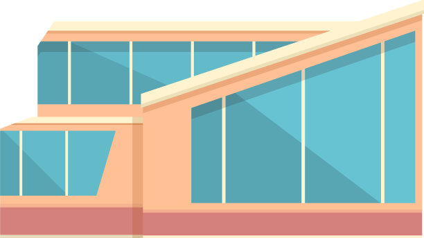 假日别墅图标卡通住宅建筑图片下载