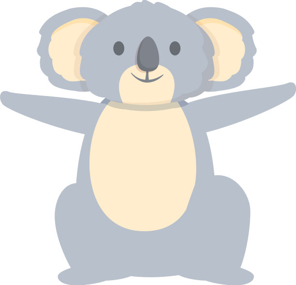 快乐考拉图标卡通动物熊图片下载