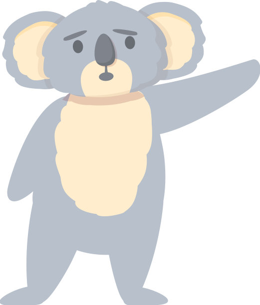 考拉展示方式图标卡通动物熊图片下载