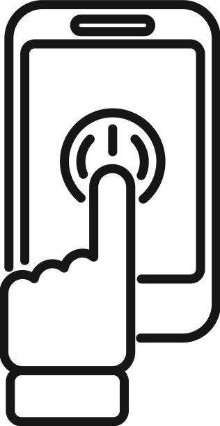 手机关机图标轮廓智能图片下载