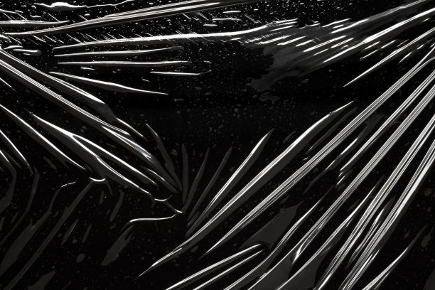 透明塑料薄膜包覆纹理背景图片下载