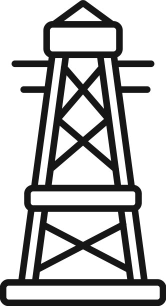 电力塔图标轮廓智能资源图片下载