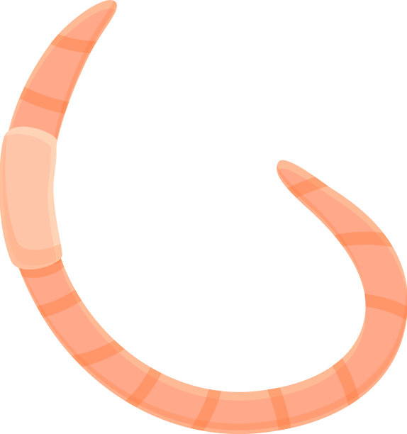 农场蠕虫图标卡通土壤堆肥图片下载